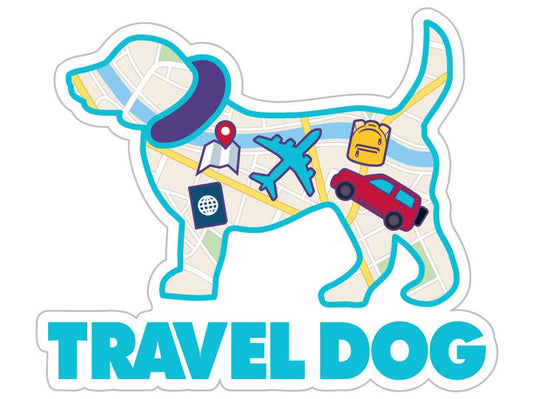 3" Sticker - Travel Dog