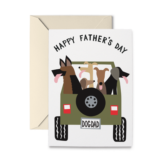 Dad Dog Mobile Greeting Card