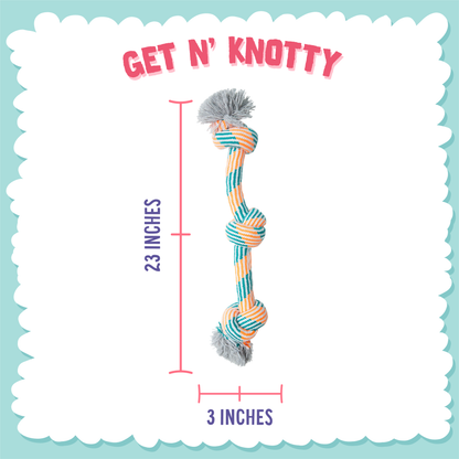 SnugArooz Get'N Knotty Assorted Colors 22in