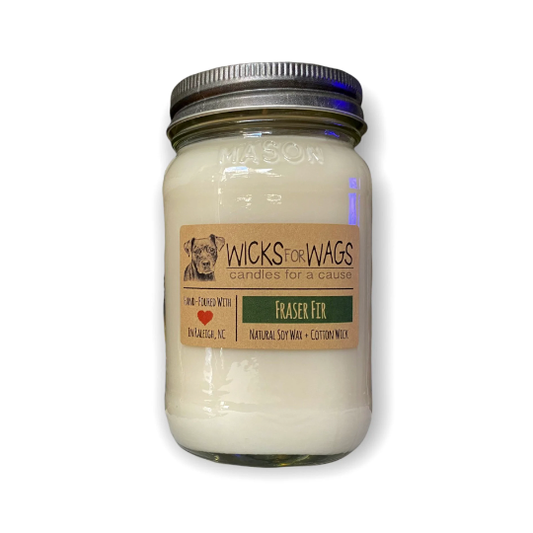 Fraser Fir | 14 oz Candle | Mason Jar Soy Candle