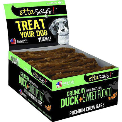 Etta Says! Premium Bars Duck & Sweet Potato Dog Chew