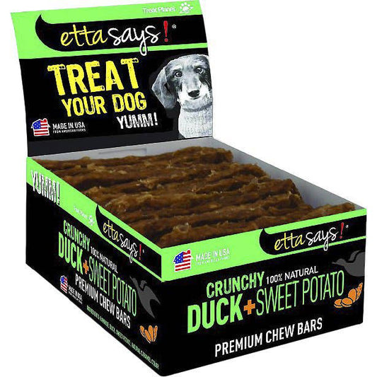 Etta Says! Premium Bars Duck & Sweet Potato Dog Chew