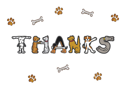 Thank You - Dog Figures