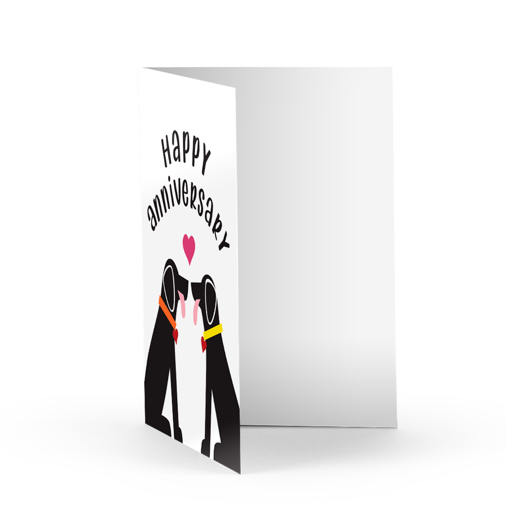 Doggie Anniversary Greeting Card