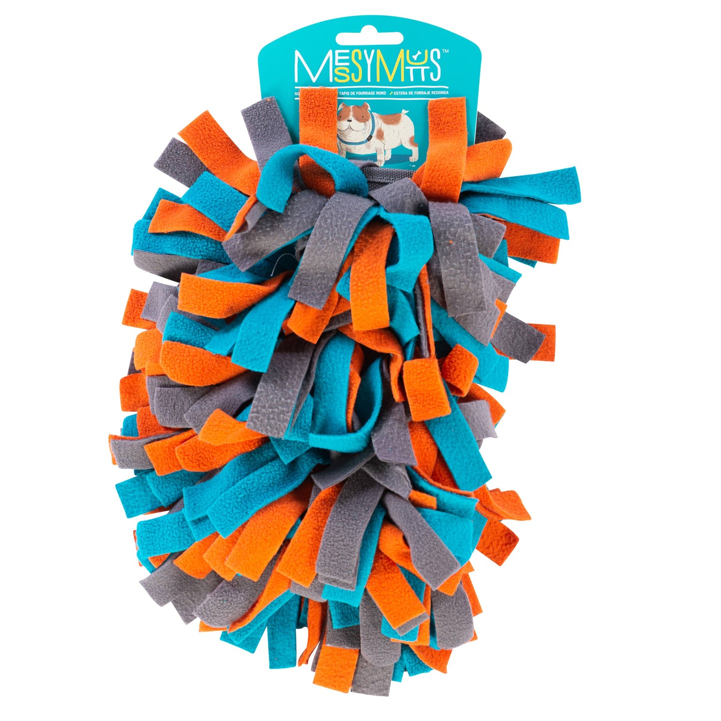 Messy Mutts Round Forage/Snuffle Mat 15" with Suction