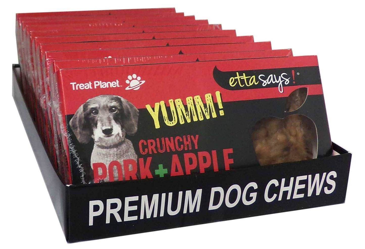 Etta Says! Premium Bars Pork & Apple Dog Chew