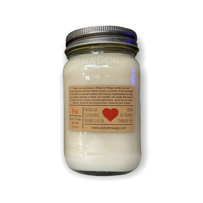 Warm Apple Pie | Large Mason Jar Soy Candle