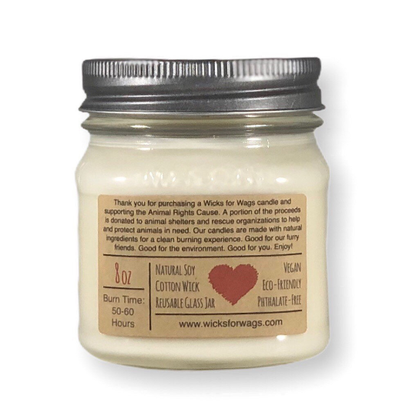 Bonfire Apple | 8 oz Candle | Mason Jar Soy Candle