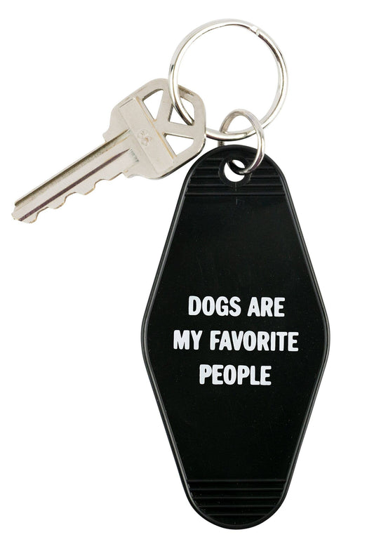 Dogs Are My Favorite People Keychain